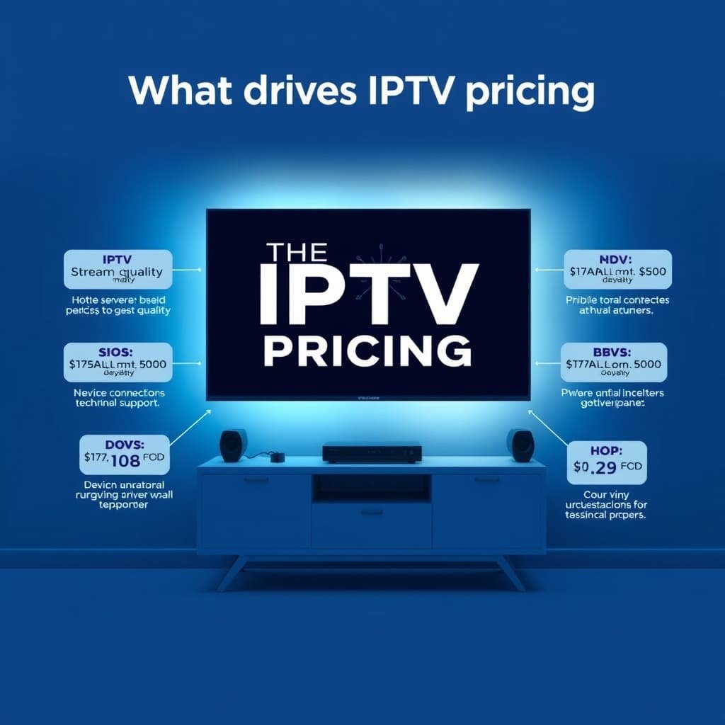 what drives iptv pricing Factors that influence IPTV subscription pricing and service value